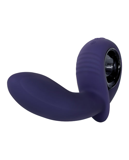 Evolved Inflatable G Rechargeable Vibrator - Purple by Evolved Novelties INC