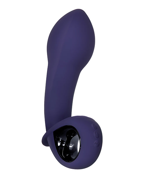 Evolved Inflatable G Rechargeable Vibrator - Purple by Evolved Novelties INC