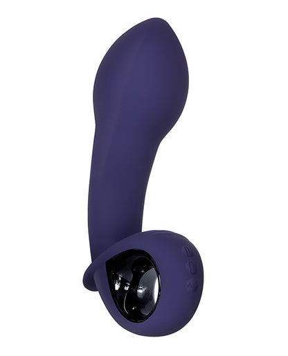 Evolved Inflatable G Rechargeable Vibrator - Purple by Evolved Novelties INC