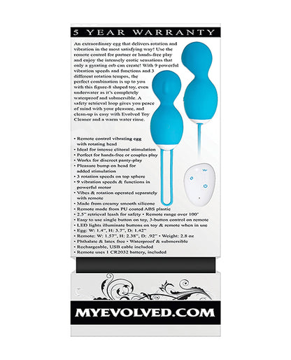 Evolved Twistin The Night Away Kegel Rechargeable - Blue