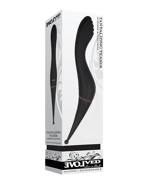 Evolved Tantalizing Teaser Dual End Vibrator - Black by Evolved Novelties INC