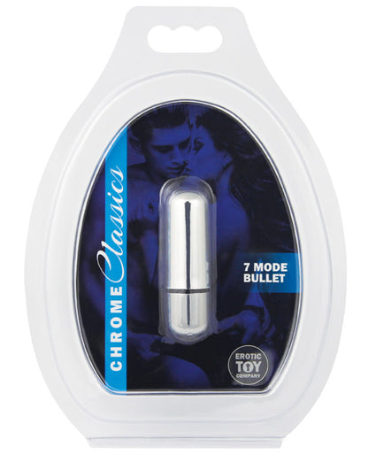 Erotic Toy Company Chrome Classics Bullet - 7 Speed
