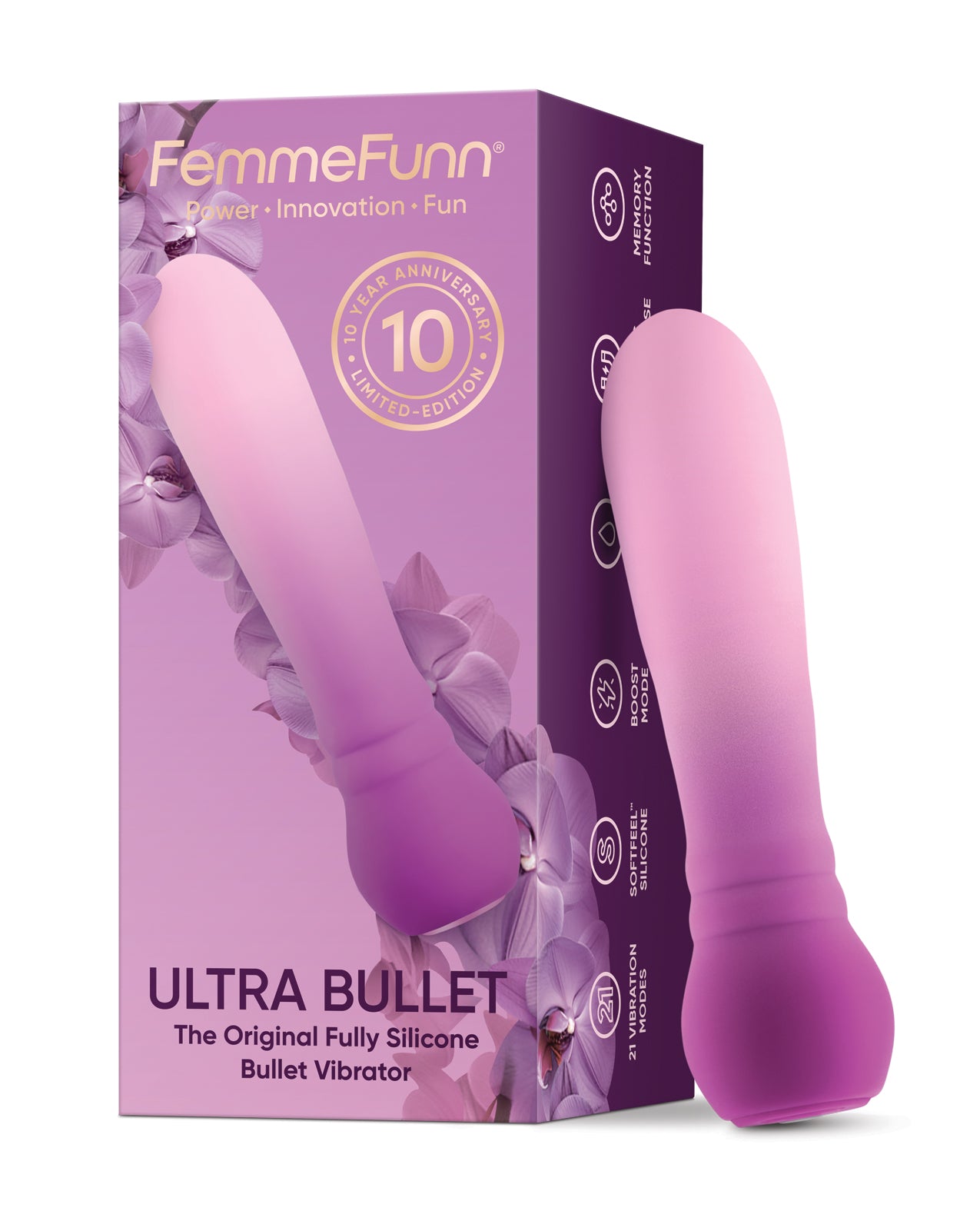 Femme Finn Anniversary Ultra Bullet Massager - Orchid by Vvole