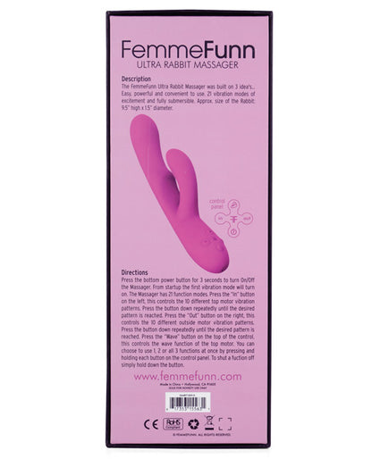 Femme Funn Ultra Rabbit - Pink by Vvole