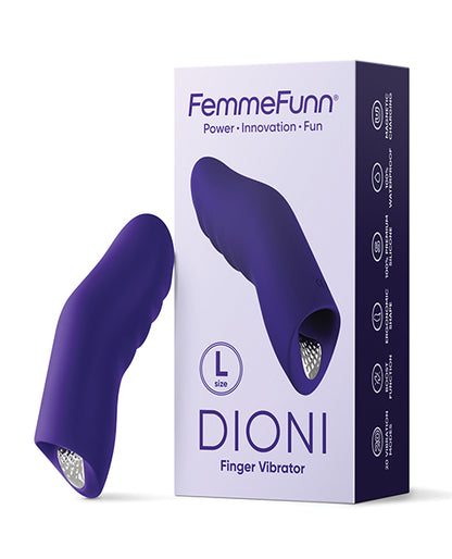 Femme Funn Dioni Wearable Finger Vibe - Dark Purple by Vvole