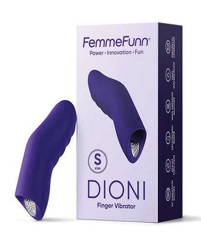Femme Funn Dioni Wearable Finger Vibe - Dark Purple by Vvole