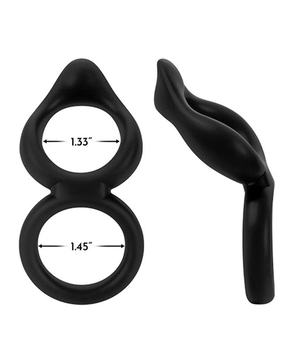 Forto F-88 Double Ring Liquid Silicone Cock Ring