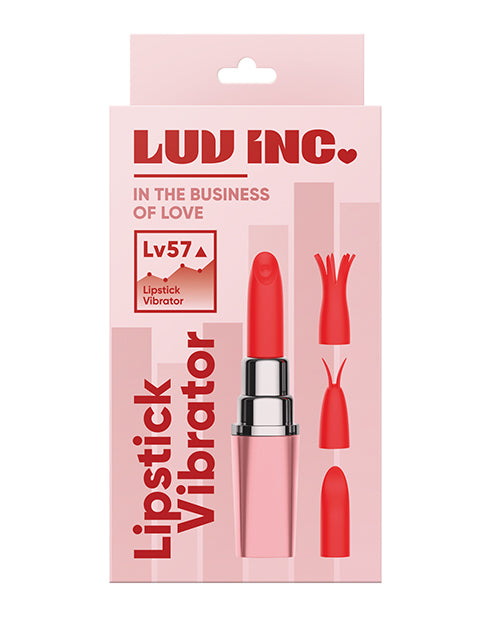 Luv Inc. Lipstick Vibrator W/3 Heads by Vvole