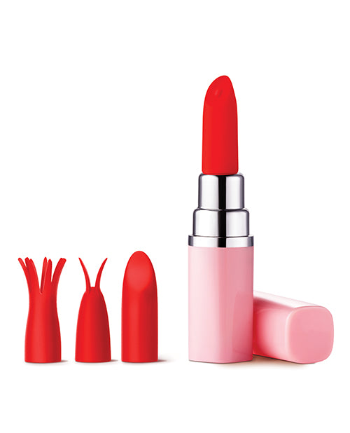 Luv Inc. Lipstick Vibrator W/3 Heads by Vvole