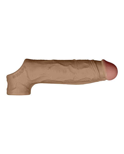 Shaft Model F Flexskin Liquid Silicone 8.8" Sheath - Oak by Vvole