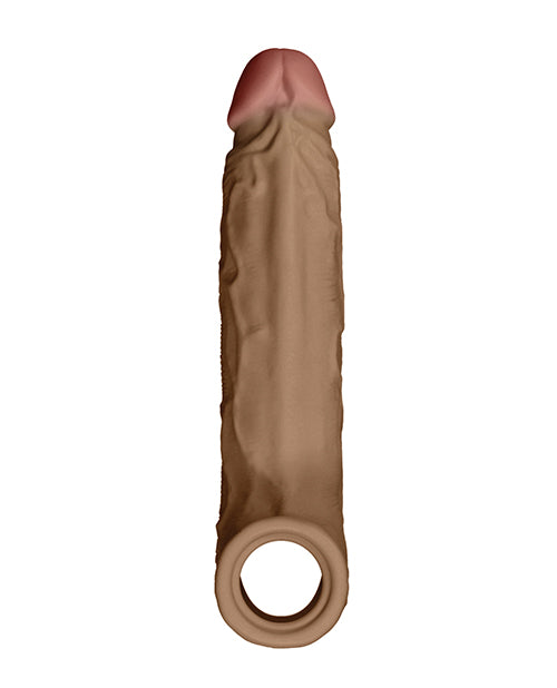 Shaft Model F Flexskin Liquid Silicone 8.8" Sheath - Oak by Vvole