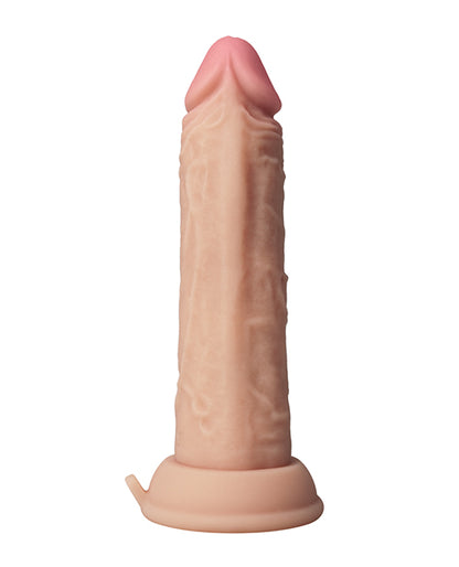 Shaft Flexskin Liquid Silicone 6.5" Vibrating Dong - Pine by Vvole