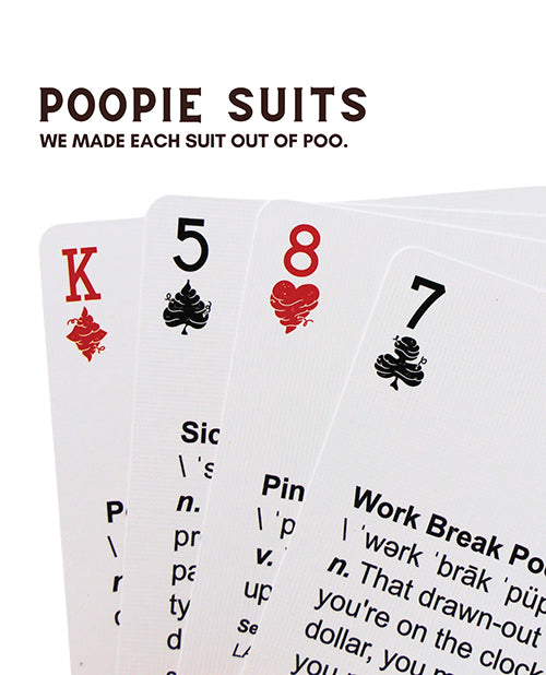 52 Deuces Poop Themed Playing Cards by Good Egg Greetings LLC