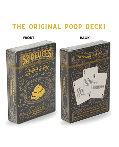 52 Deuces Poop Themed Playing Cards by Good Egg Greetings LLC