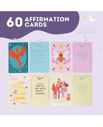 Hey Girl: Empowering & Sassy Affirmation Deck by Good Egg Greetings LLC