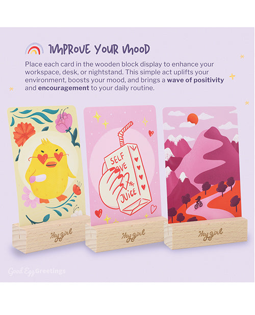 Hey Girl: Empowering & Sassy Affirmation Deck by Good Egg Greetings LLC