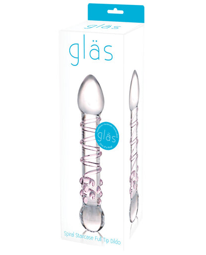 Glas Spiral Staircase Full Tip Glass Dildo by Electric Eel INC
