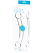 Glas 7" Curved Glass G Spot Stimulator - Clear by Electric Eel INC