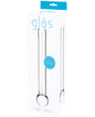 Glas 7" Straight Glass Dildo - Clear by Electric Eel INC