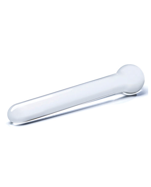 Glas 7" Straight Glass Dildo - Clear by Electric Eel INC