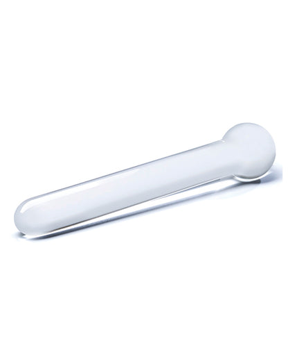 Glas 7" Straight Glass Dildo - Clear by Electric Eel INC