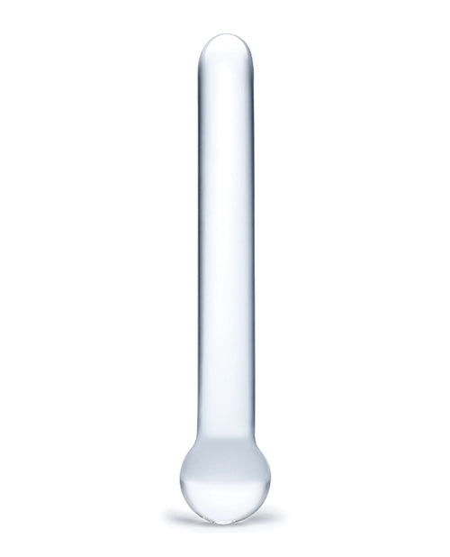 Glas 7" Straight Glass Dildo - Clear by Electric Eel INC
