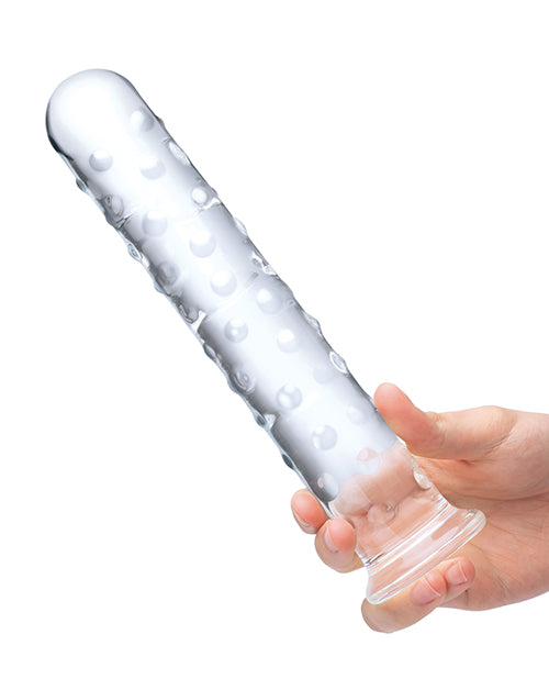 Glas 10" Extra Large Glass Dildo - Clear