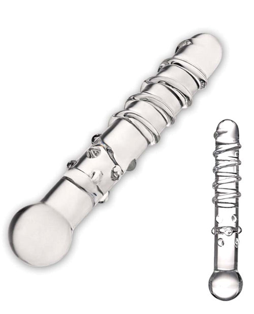 Glas Callisto Glass Dildo - Clear by Electric Eel INC