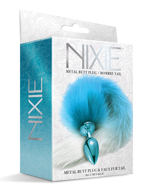 Nixie Metal Butt Plug W/faux Fur Tail by Global Novelties LLC