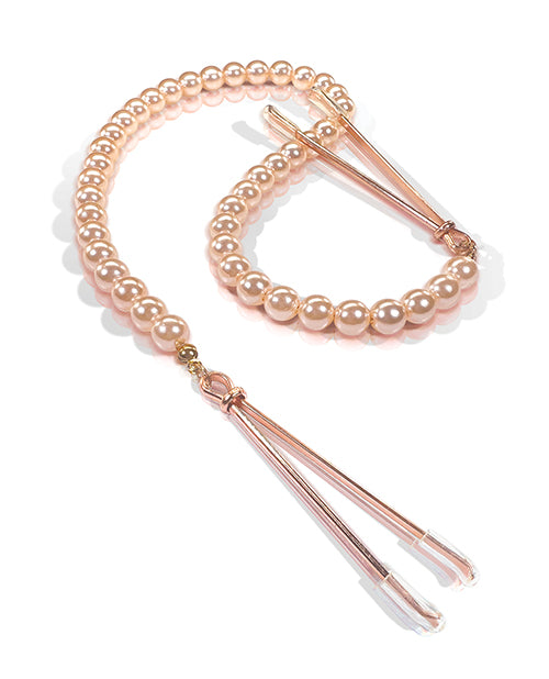 Nixie Pearl Drop Tweezer Nipple Clamps by Global Novelties LLC