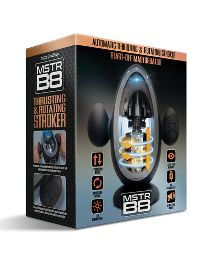 MSTR B8 Blast Off Automatic Thrusting & Vibrating Stroker by Global Novelties LLC