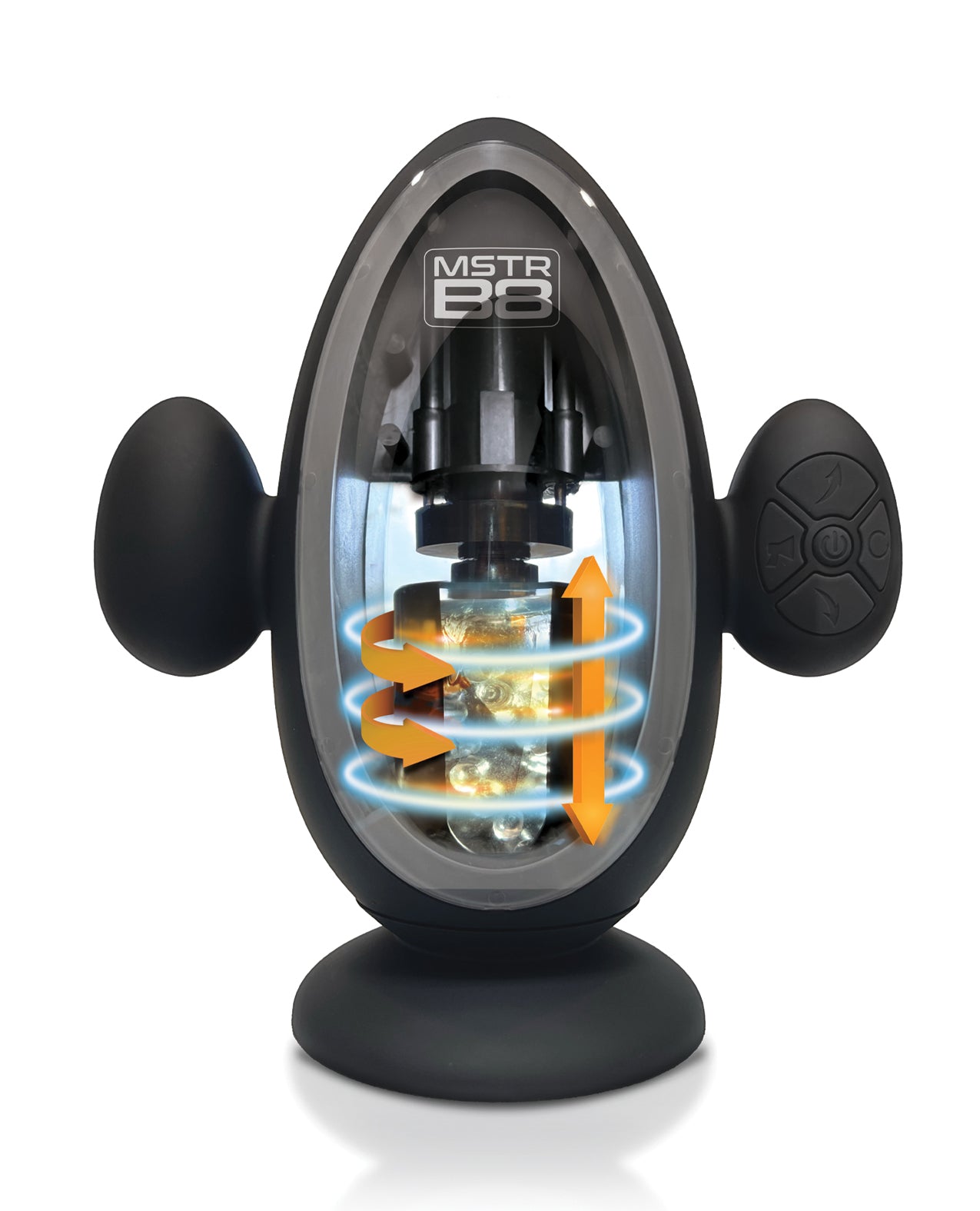 MSTR B8 Blast Off Automatic Thrusting & Vibrating Stroker by Global Novelties LLC
