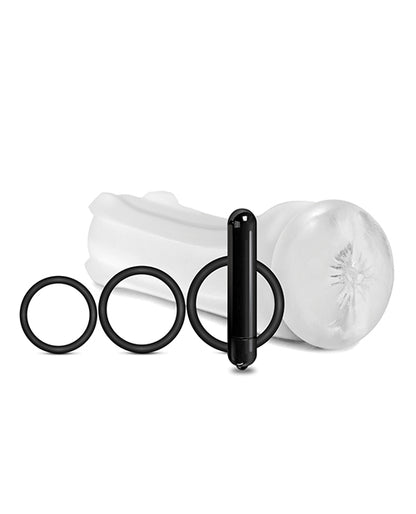 MSTR B8 Bum Rush Vibrating Ass Pack - Kit of 5 Clear