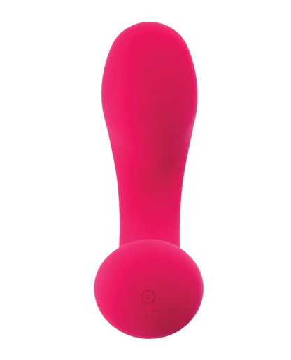 Gender X All About the Bass Curved Stimulator w/Remote Control - Pink by Evolved Novelties INC