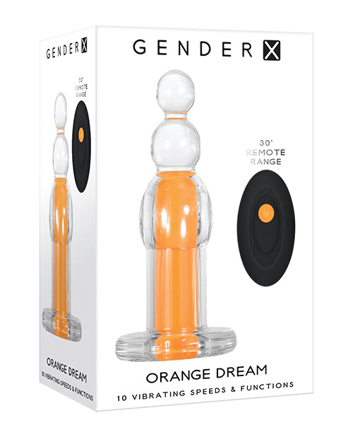 Gender X Orange Dream - Clear/Orange by Evolved Novelties INC