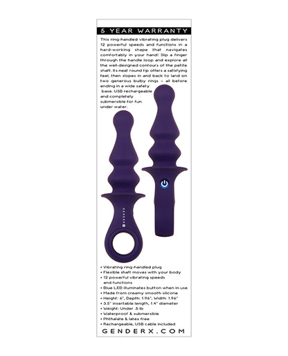 Gender X Ring Pop - Purple by Evolved Novelties INC