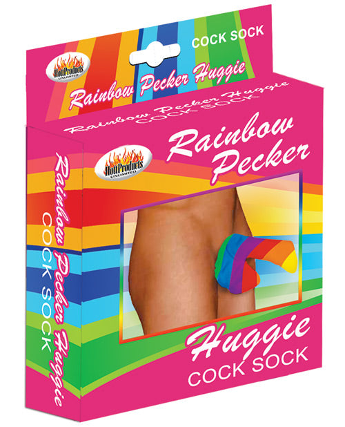 Rainbow Pecker Huggie Sock by Hott Products