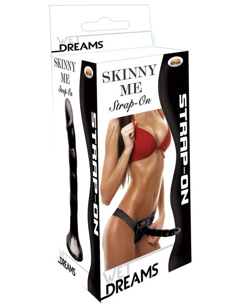 "Wet Dreams Skinny Me 7"" Strap On W/harness"