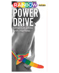 Rainbow 7" Strap On Dildo w/Harness by Hott Products