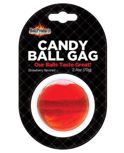 Candy Ball Gag - Strawberry by Hott Products