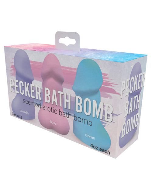 Pecker Bath Bomb - Pack of 3 by Hott Products