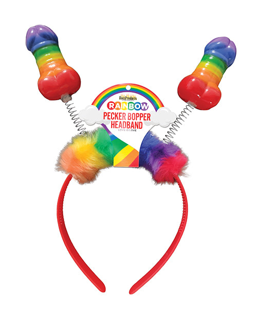 Rainbow Pecker Bopper Headband by Hott Products
