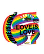 Love Is Love Rainbow Style Caution Party Tape by Hott Products