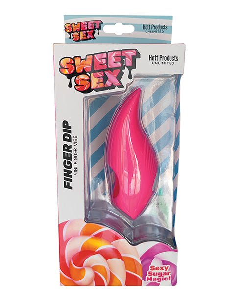 Sweet Sex Finger Dip Mini Finger Vibe - Magenta by Hott Products