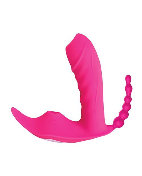 Sweet Sex Body Candy Multi Pleasure Vibe w/Remote - Magenta by Hott Products