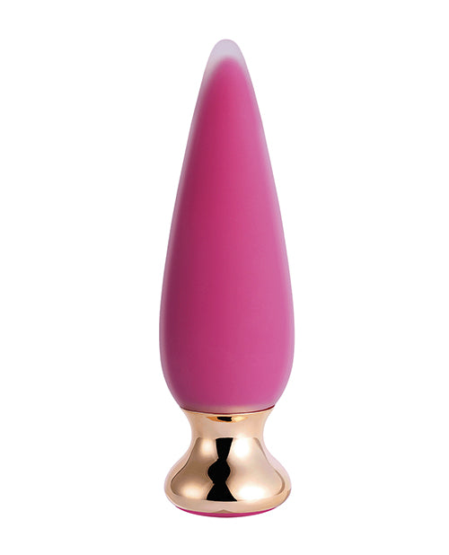 Doro Plus Vibrating Anal Plug w/Remote Control - Pink