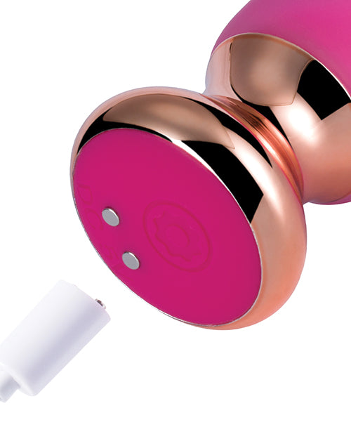 Rose Twister Hands-Free Remote Vibrating Anal Plug