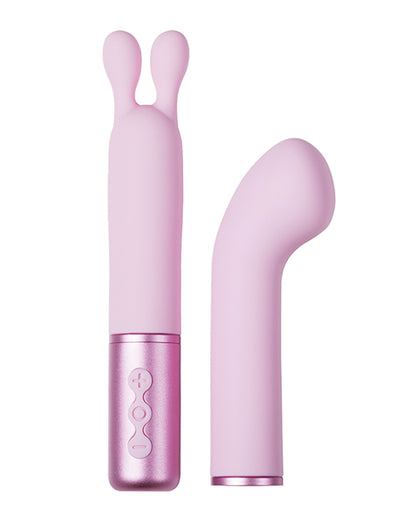 The Naughty Collection Interchangeable Heads Vibrator - Bundle