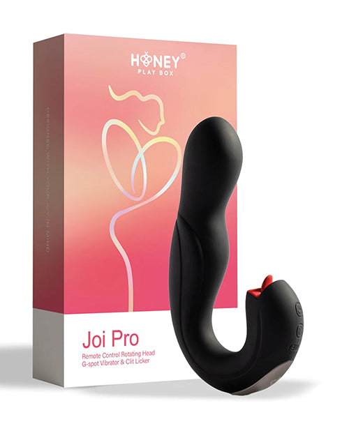 Joi Pro Rotating Head G-spot Vibrator & Clit Licker W/remote by Uc Global Trade INChoney Play B