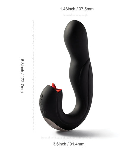 Joi Pro Rotating Head G-spot Vibrator & Clit Licker W/remote by Uc Global Trade INChoney Play B